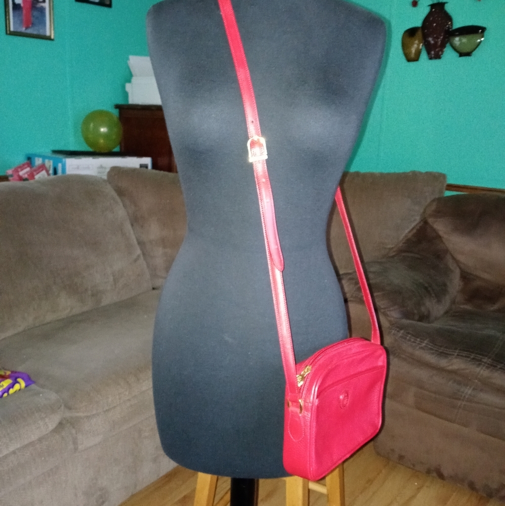 Mark Cross red crossbody bag